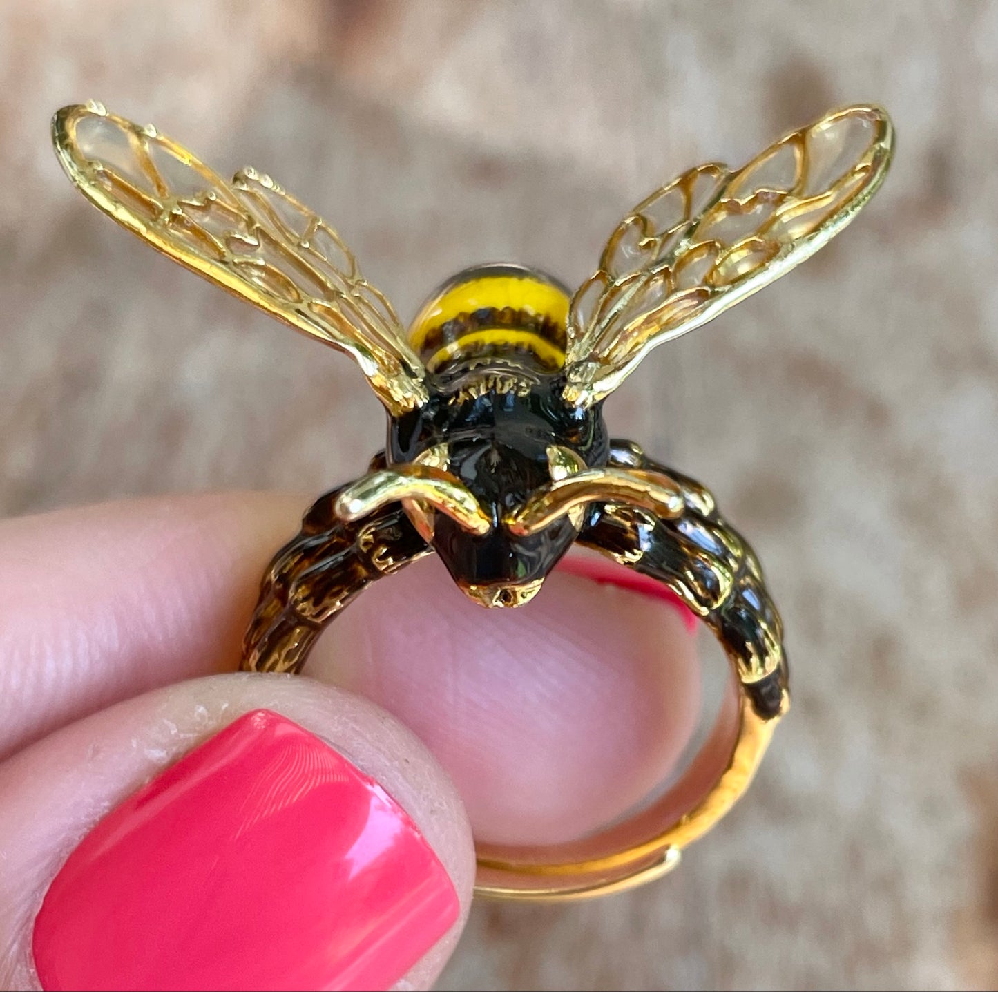 Anillo Abeja de la Miel