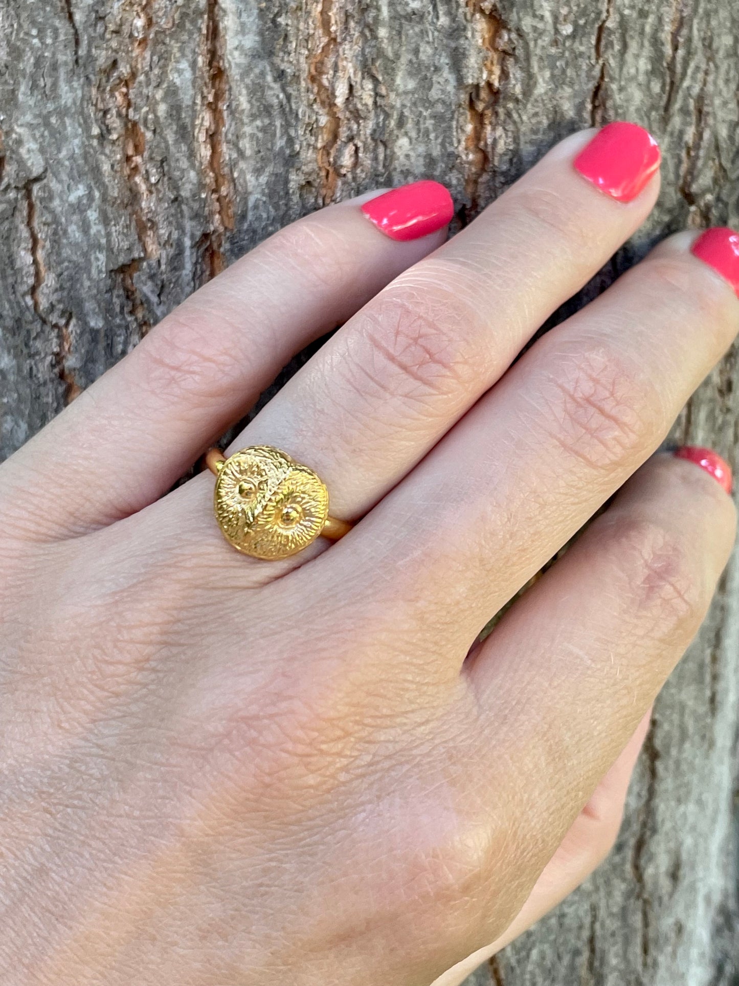 Anillo Búho Moteado