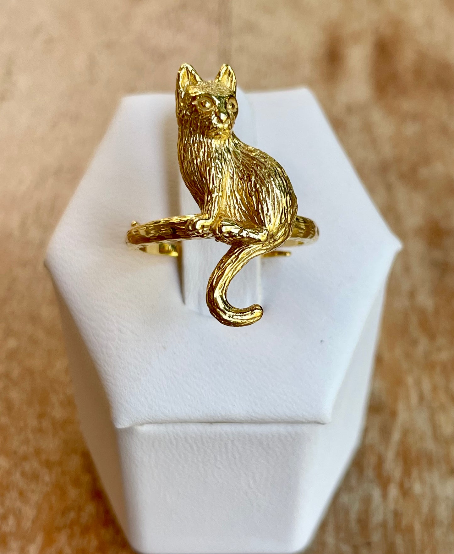 Anillo Gato Sentado