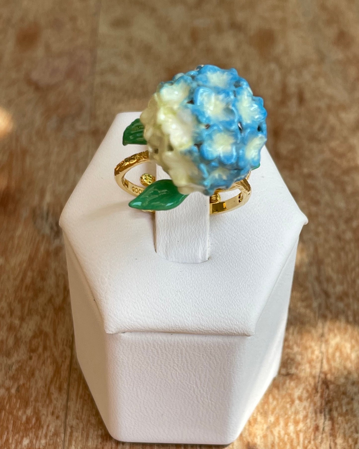Anillo Hortensia Azul