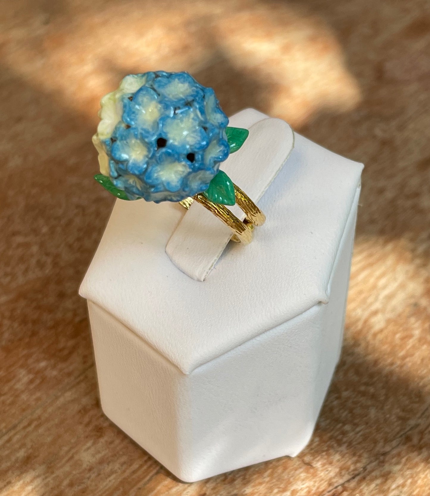 Anillo Hortensia Azul