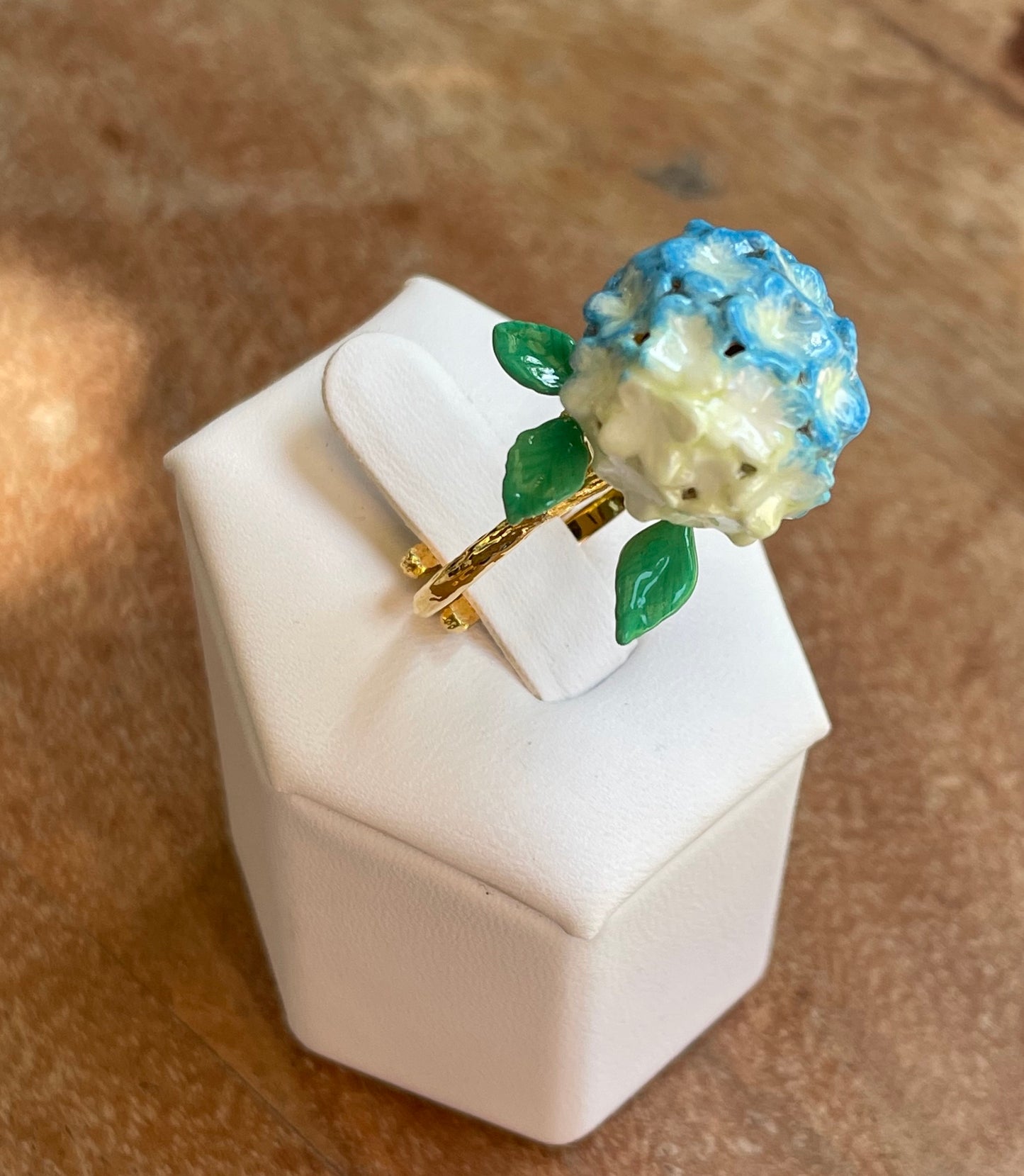 Anillo Hortensia Azul