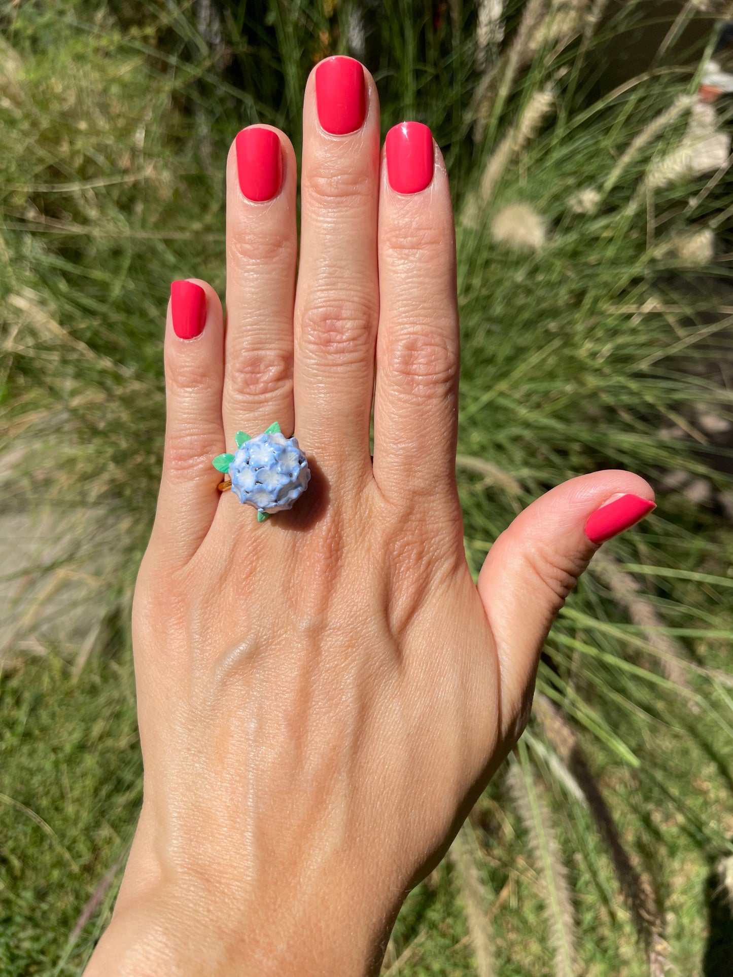 Anillo Hortensia Morado