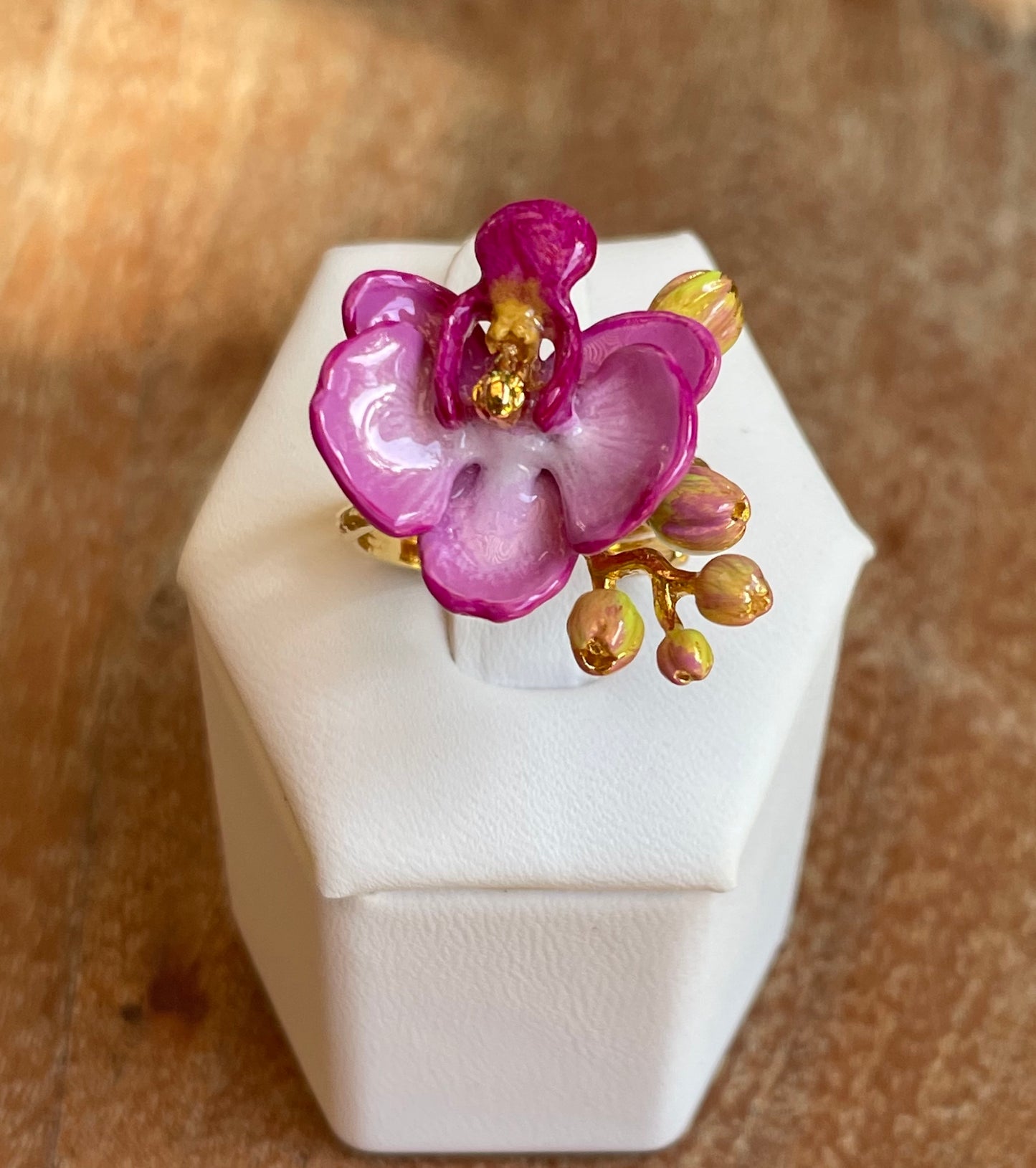 Anillo Orquídea Morada