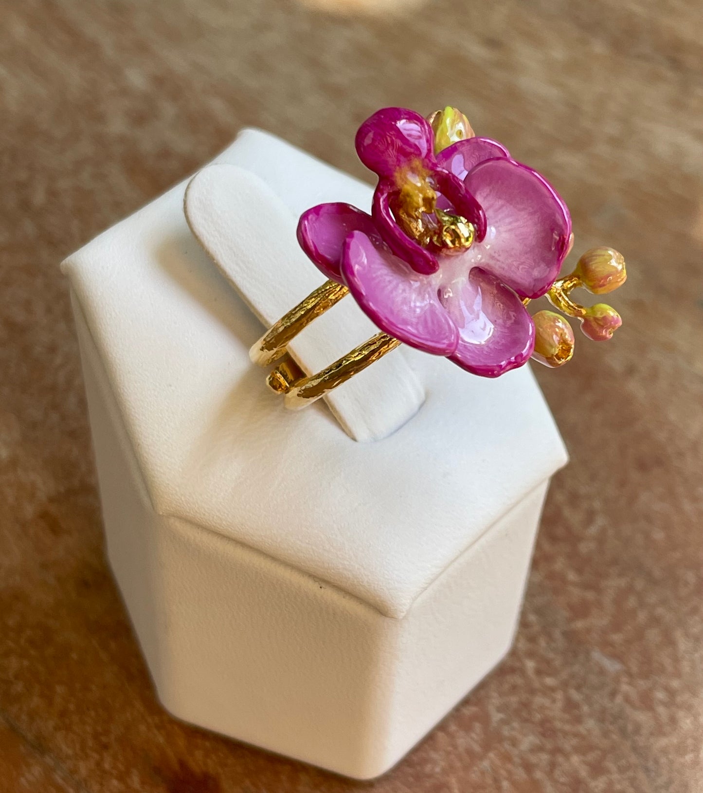 Anillo Orquídea Morada