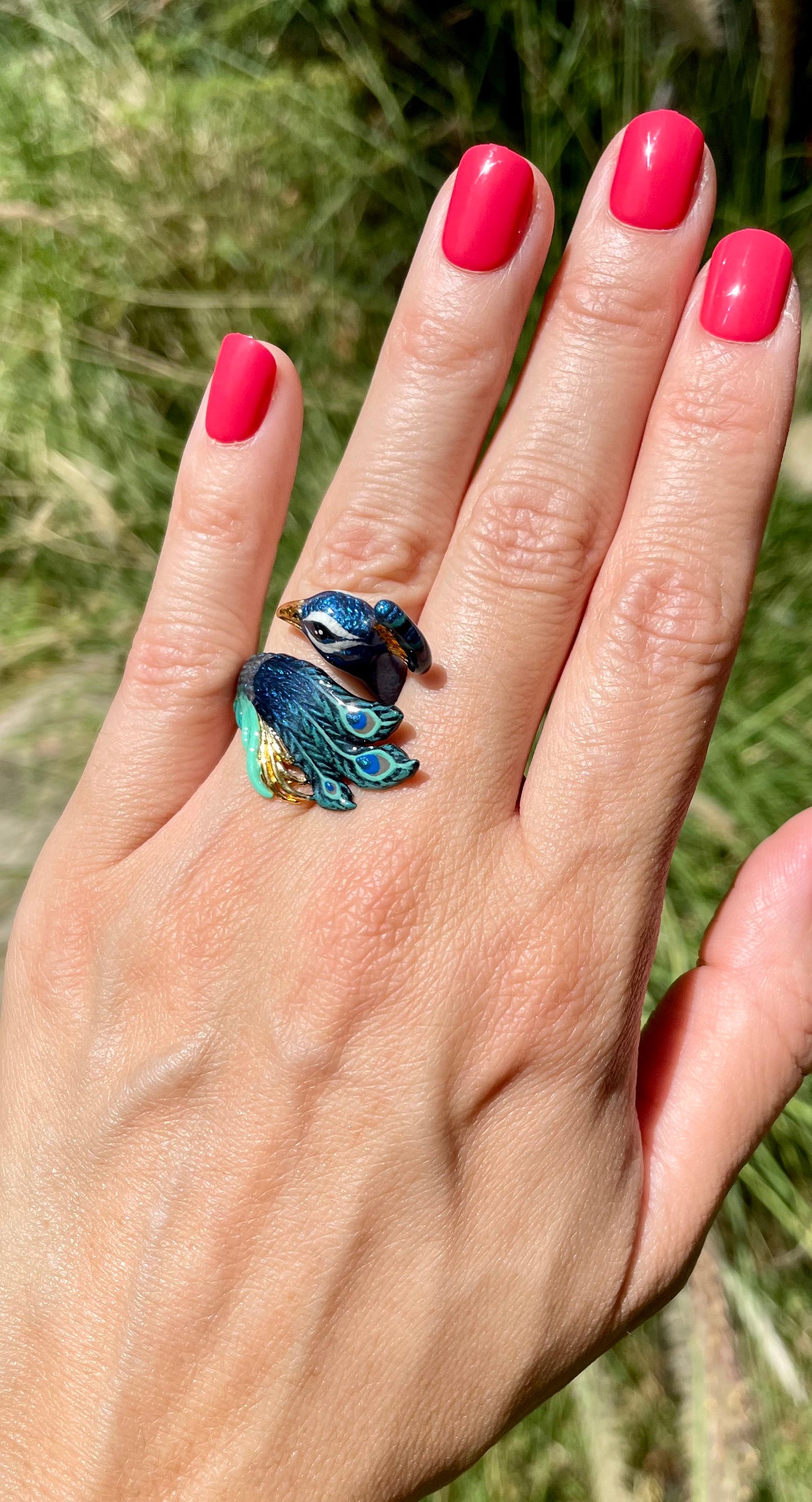 Anillo Pavo Real