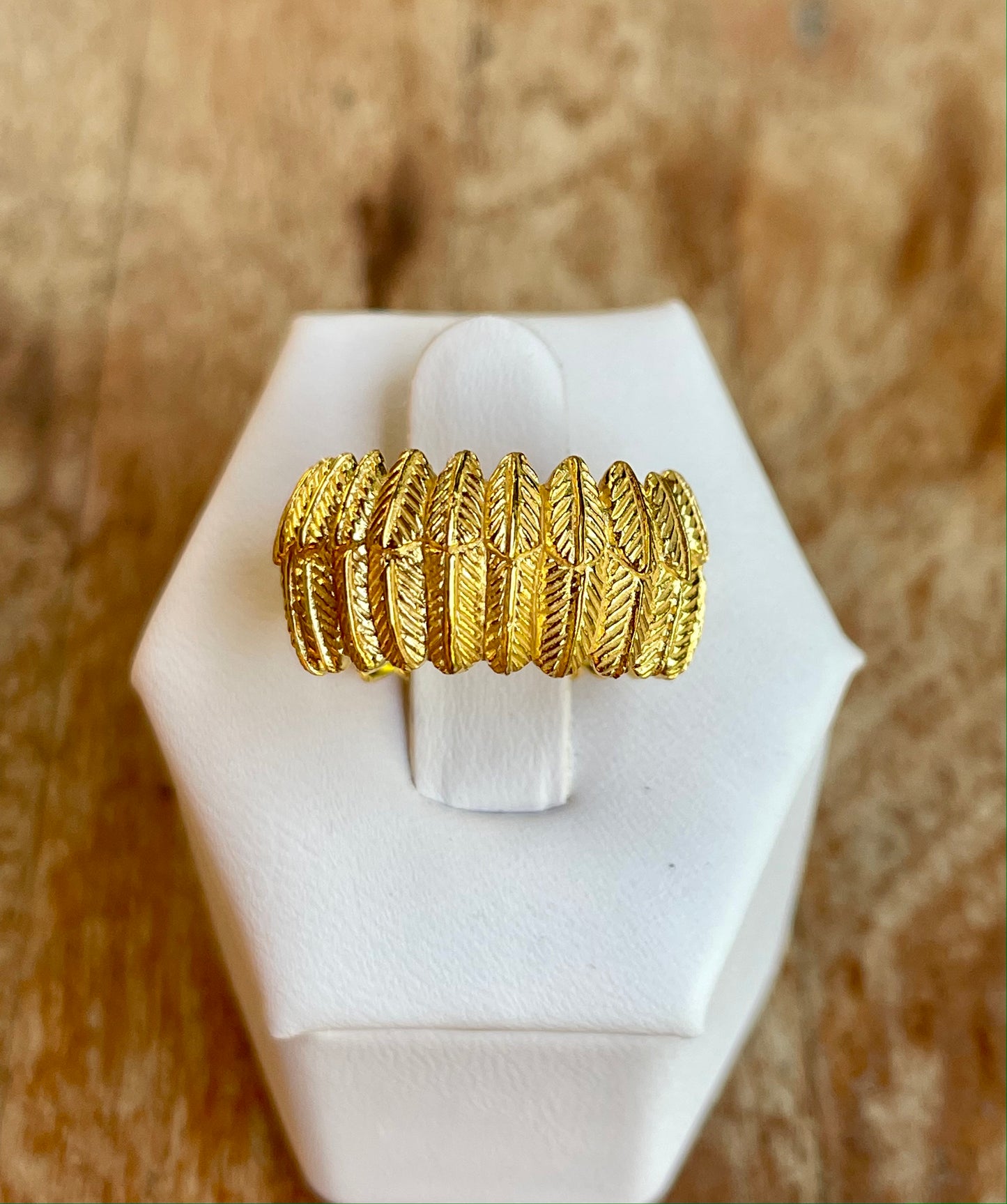 Anillo Pluma de Búho