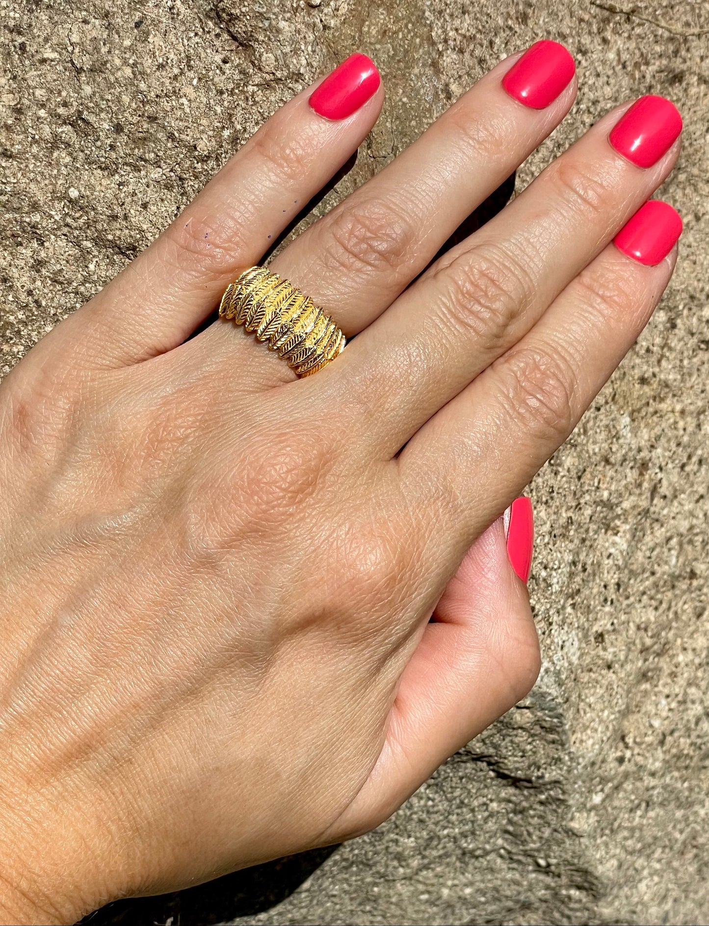 Anillo Pluma de Búho