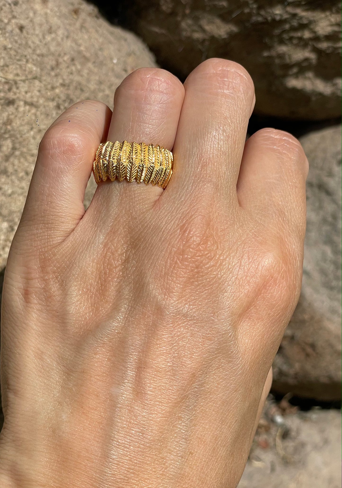 Anillo Pluma de Búho