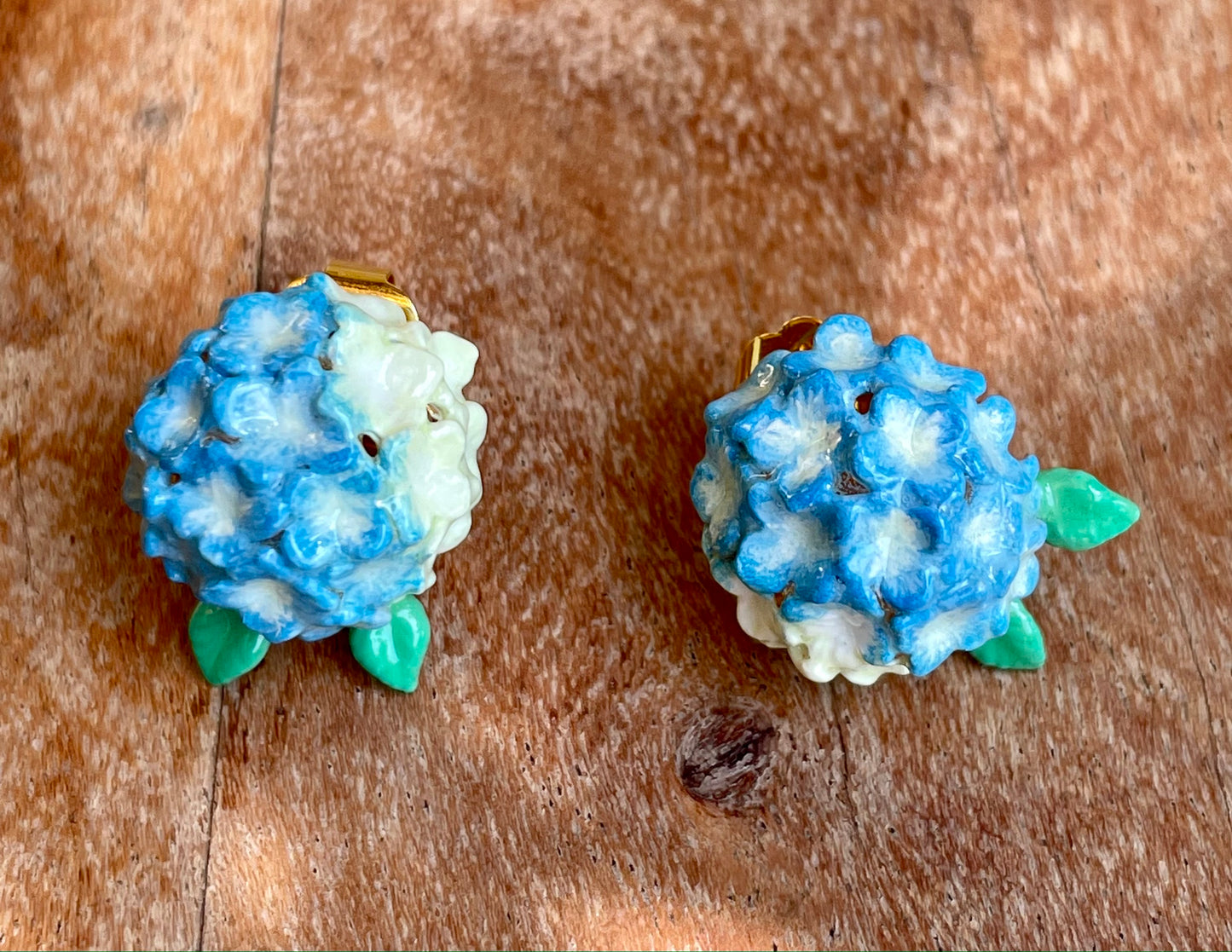 Aros Hortensia Azul