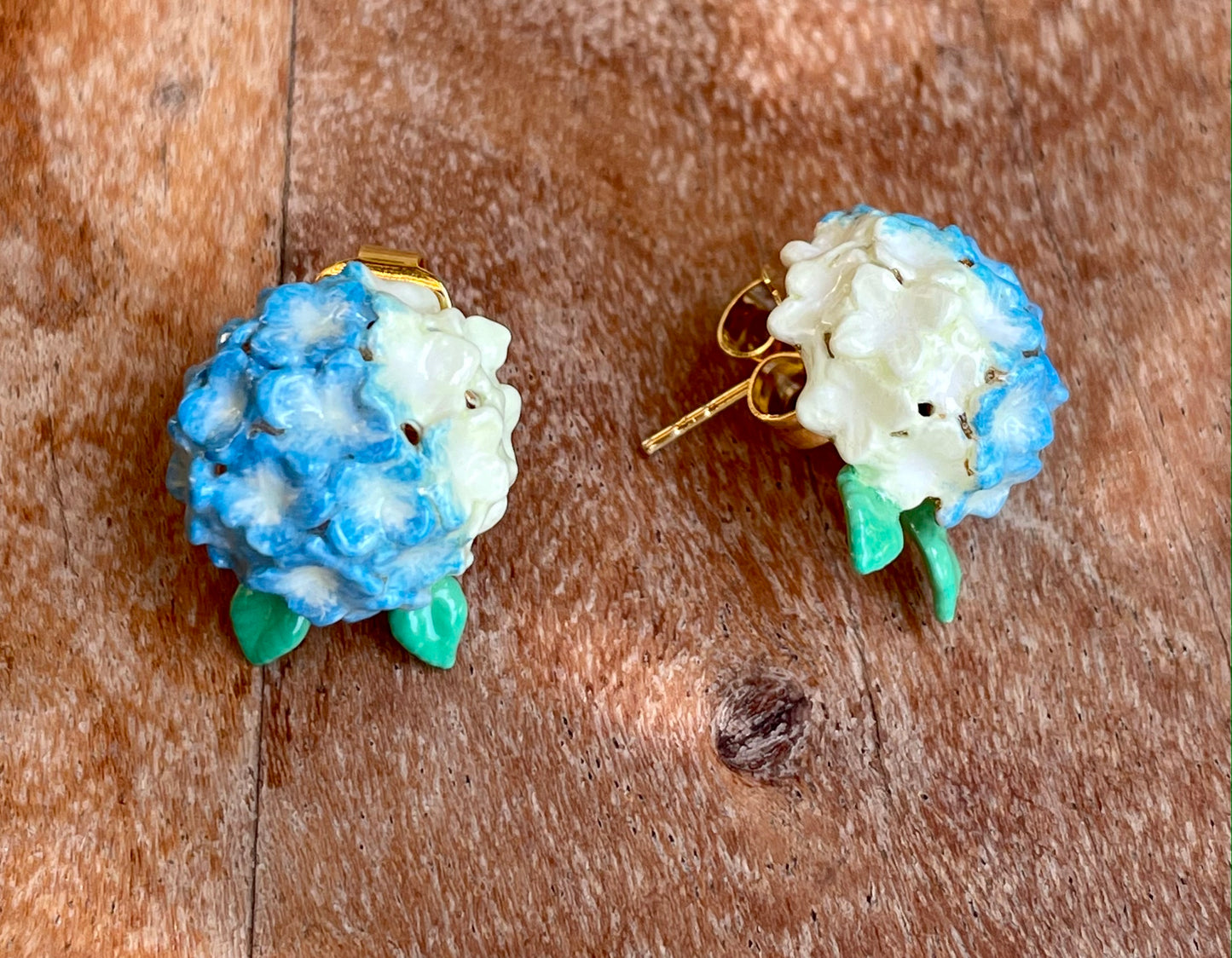 Aros Hortensia Azul