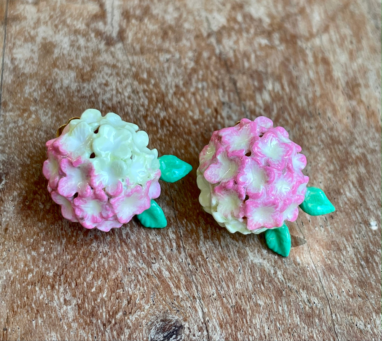 Aros Hortensia Rosada